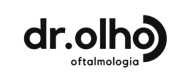 Logotipo na cor cinza da empresa Dr. Olho