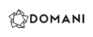 Logotipo na cor cinza da empresa Domani