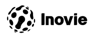 Logotipo na cor cinza da empresa Inovie